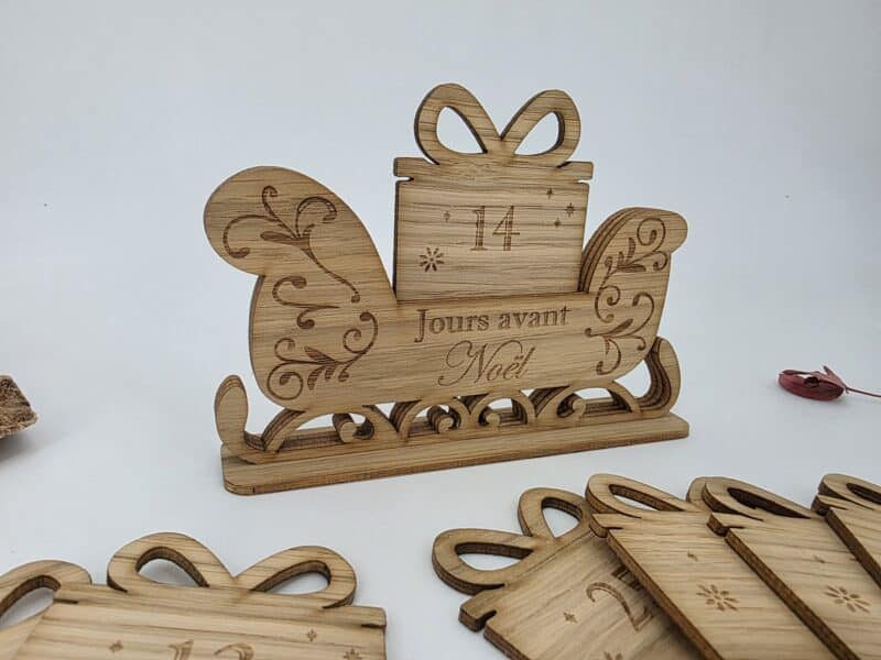 Calendrier décompte ~ Traineau