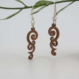 Boucles d’oreilles ajourées ~ Arabesques – Image 3
