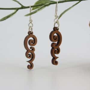 Boucles d’oreilles ajourées ~ Arabesques – Image 2