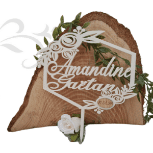 Cake topper en Acrylique - Autour De Nous Créations
