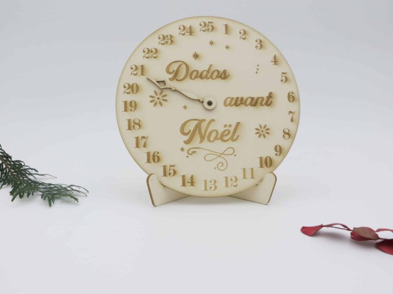 Horloge ~ Carton Bois