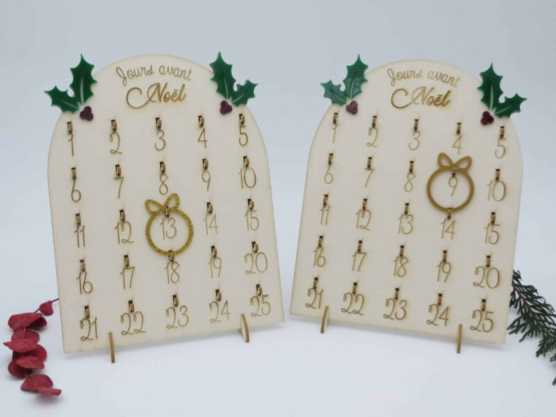 Calendrier de décompte des jours - Autour De Nous Créations