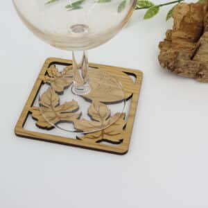 Dessous de verre en bois - Autour De Nous Créations