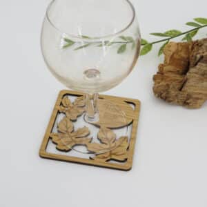 Dessous de verre en bois - Autour De Nous Créations