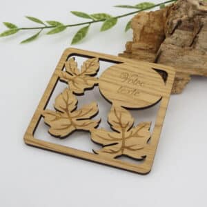 Dessous de verre en bois - Autour De Nous Créations