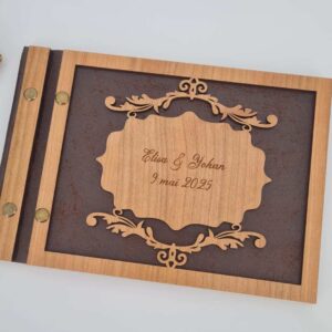 Livre d'or Reliure Cuir A5 – Image 2
