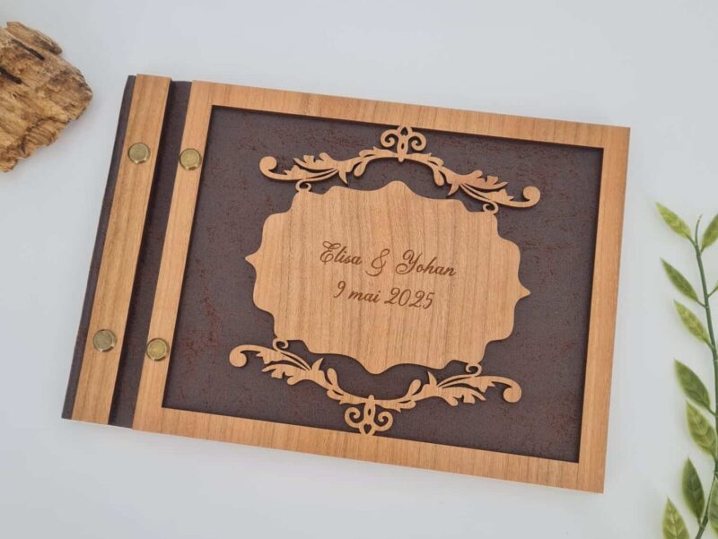 Livre d'or Reliure Cuir A5
