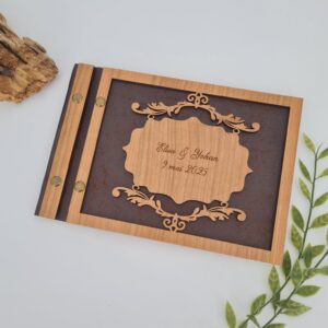 Livre d'or Reliure Cuir A5 – Image 3