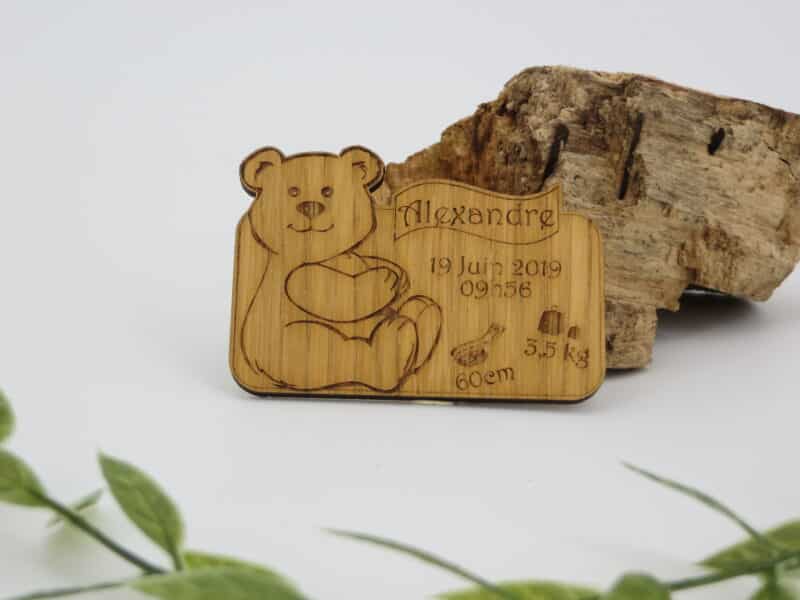 Magnet en bois - Autour De Nous Créations