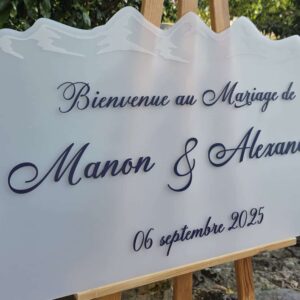 Panneau d'accueil XXL en acrylique + 3D acrylique – Image 5