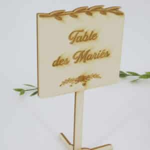 Support de table en carton bois - Autour De Nous Créations