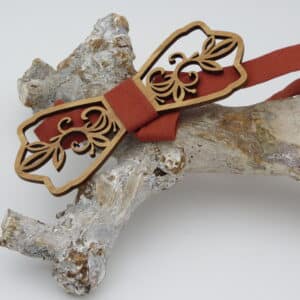Nœud papillon Ajouré ~ Arabesque feuillages – Image 2
