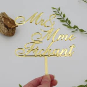 Cake topper en Acrylique – Image 6