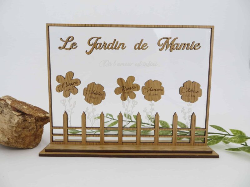 Cadre Décoratif Jardin de Mamie