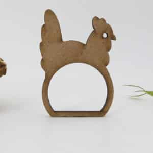 Ronds de serviette Pâques en MDF – Image 8