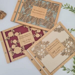 Livre d'or Reliure Cuir A4 ~ Gourmandises – Image 5