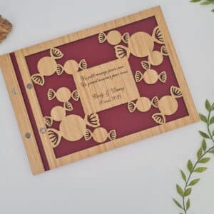 Livre d'or Reliure Cuir A4 ~ Gourmandises – Image 2